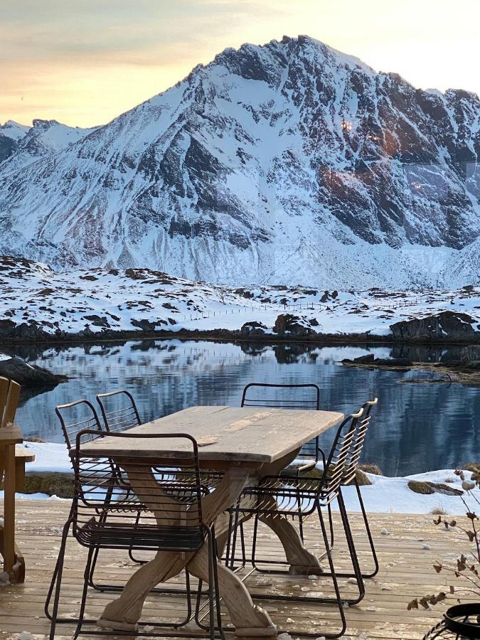 Villa Borgvag - A Unique Seafront Villa In The Heart Of Lofoten Bostad Exterior foto