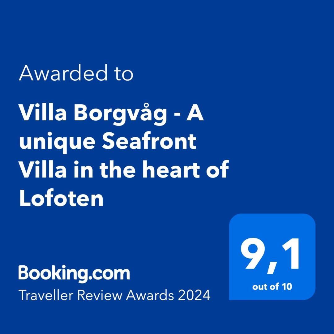 Villa Borgvag - A Unique Seafront Villa In The Heart Of Lofoten Bostad Exterior foto